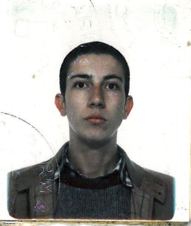 Folco Bianchi of Pinhead Generation fanzine from Parma, ID photo 1990
